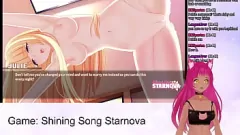 Jouer Regardez le livestream Steamy VTuber de LewdNeko : action Creampie dans Shining Song Starnova Julie Route, partie 5