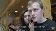 Play He pays 100 euros to the man to have sex with his girlfriend