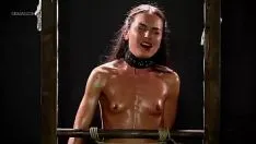 Play Captive animator with small breasts fucked in the mouth forced