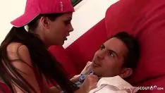 Play The nymphomaniac fitness teacher seduces and fucks the manly doctor