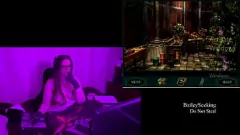 Redare Bruneta BBW cu țâțe mari se dezbrăcă în timp ce a comentat gameplay - Bailey căutând partea 8