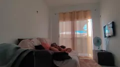 تشغيل مفاجأة! أمسك خادمتي Slut Namiiya سخيف في غرفة المعيشة