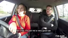 Play Big Titted Brunette Gets Car Fucked by Her Instructor in POV